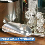 HASTHIP® 12Oz Ice Cube Shove Scoop for Ice Bucket Aluminum Deep Scoop for Flour, Beans, Grains, Cereal