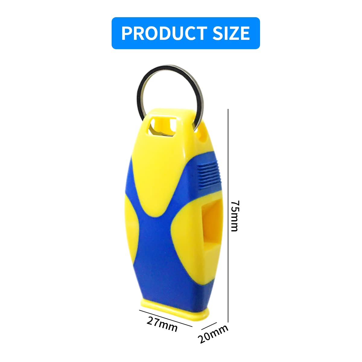 Whistle for Sports Coach with Lanyard, Professioinal Sports Whistles, Whistle High Sound, Hyper Whistle for Referee, Coaches, Sports, Life Guard, Self Defense, Survival