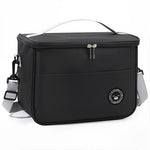 HASTHIP Insulated Lunch Bag for Camping and Office with Foil Liner & Strap 26x17x18cm