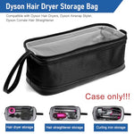 HASTHIP® Hair Tools Travel Bag for Dyson/Shark Flexstyle Carrying Case Portable Shark Hair Air Wrap Dryer Case Waterproof Dustproof Flat Curling Iron Travel Organizer, Black