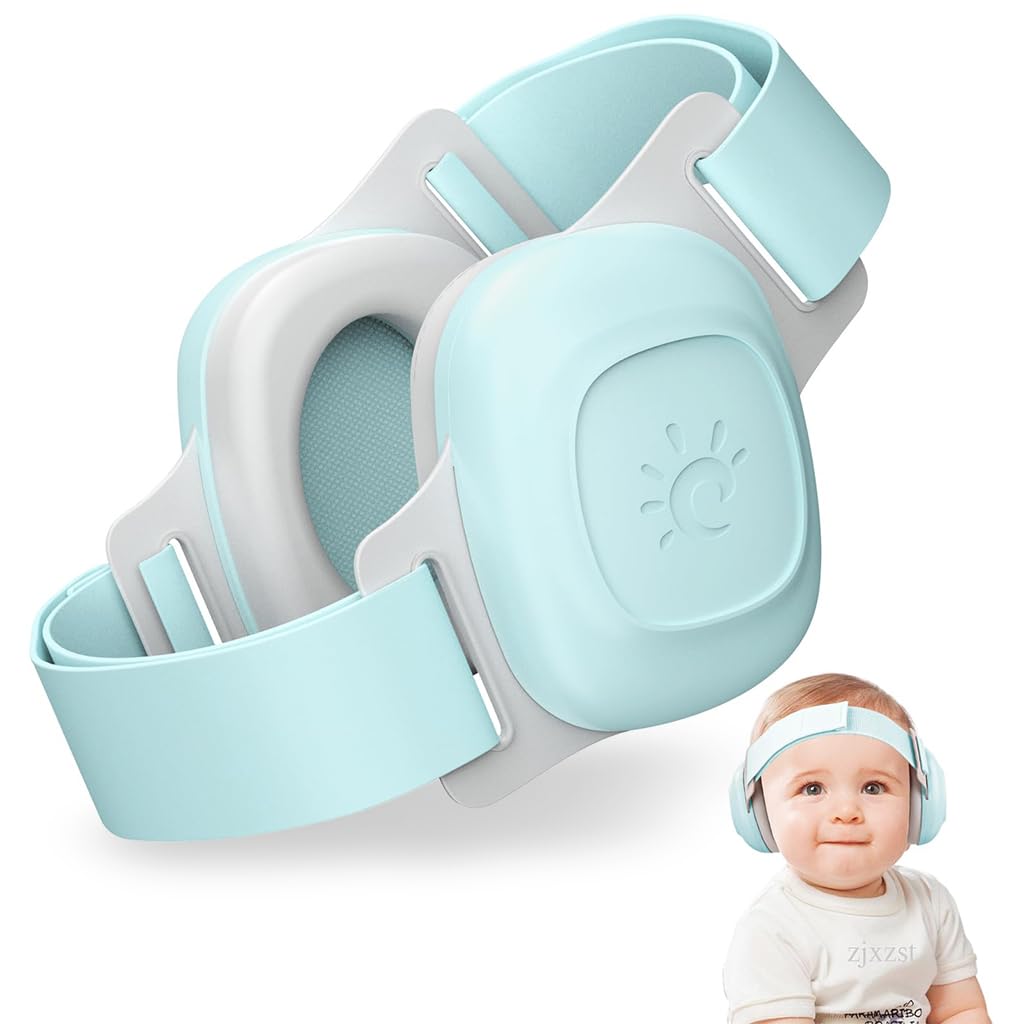 HASTHIP® Protectores Auditivos para Bebés y Niños (0–48 Meses), Auriculares Antirruido 25dB, Certificados CE & ANSI, Orejeras Ajustables para Aviones, Conciertos, Festivales y Dormir