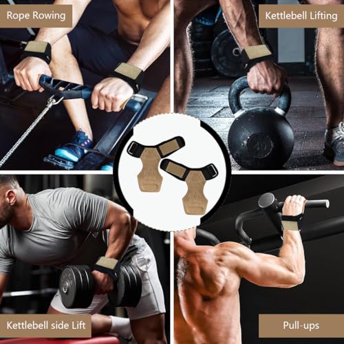 HASTHIP® Weight Lifting Wrist Strap with Padded Support Belt, Anti-Slip