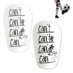 HASTHIP® Espinilleras para Niños, Ligeras y Antigolpes con Acolchado EVA, Protección Plástica Duradera para Fútbol, Ciclismo y Patinaje, Tamaño S 6×10CM
