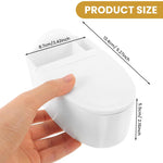 HASTHIP Ash Tray for Cigarette featuring Toilet-Inspired Lid and Removable Steel Liner | Wall or Desk Use