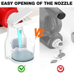 HASTHIP Laundry Detergent Dispenser for Bottles with Press Type Nozzle and Cup Tray | Universal Fit