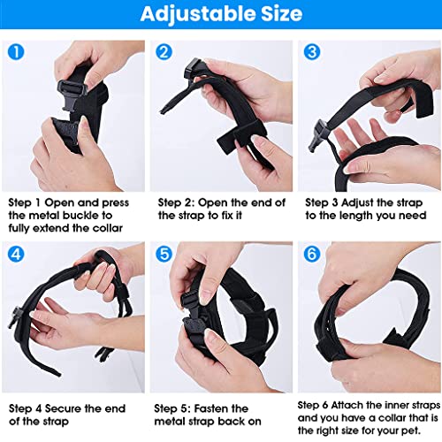 HASTHIP® Dogs Collar Adjustable Nylon Tactical Dog Collar with Strap