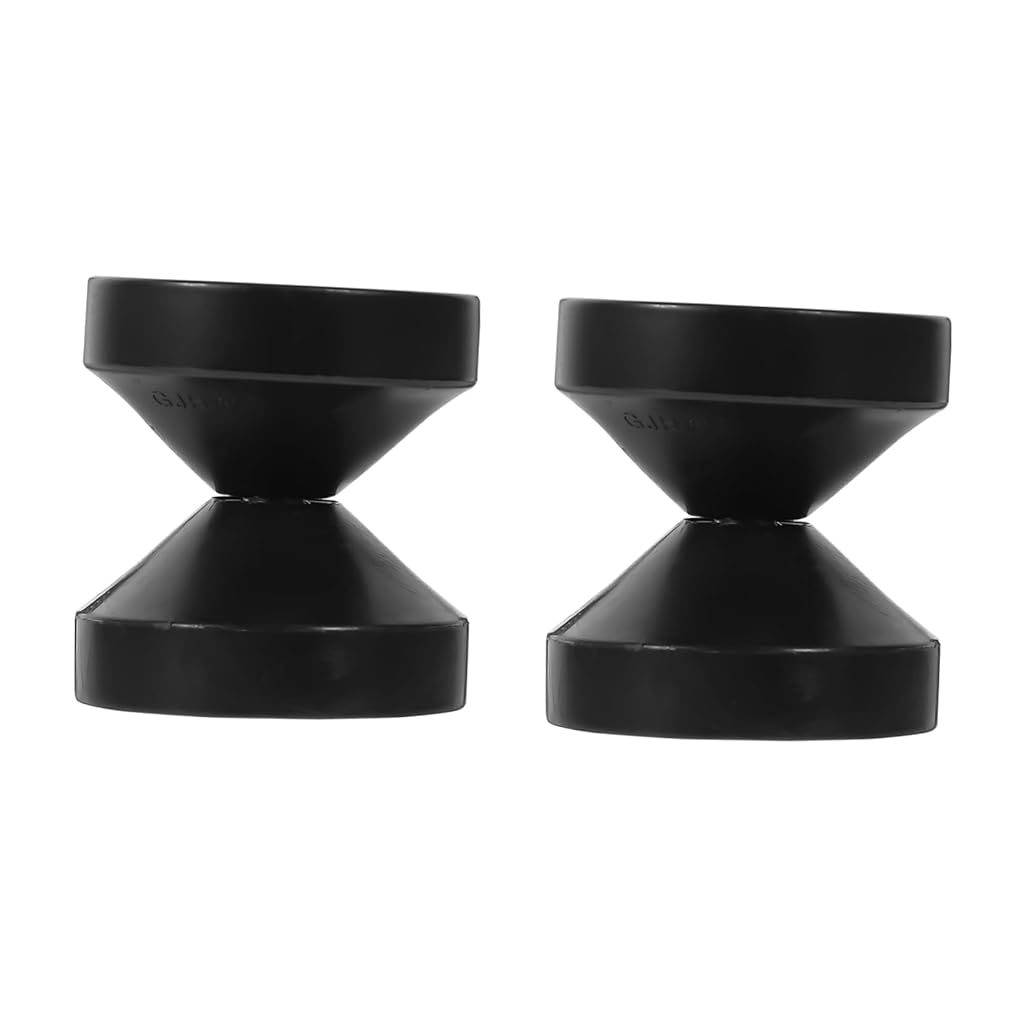 HASTHIP® Bed Frame Fixer 2 Pack Anti-Shake Stabilizers Black Unique Design Your Furniture, Black