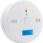 HASTHIP Carbon Monoxide Detector for Home with 85dB Alarm and LCD Display | Battery Operated