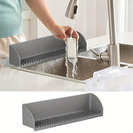 HASTHIP Silicone Water Splash Guard for Bathtub with Suction Cup L Shape | 20x3.6x3.8 in Grooved Surface Design