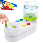 HASTHIP Paint Brush Cleaner Machine for Oil and Acrylic Brushes with Auto Refill & 250ml Water Tank | Efficient Water Recycling System for Artists and Students