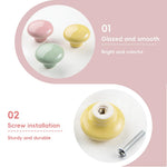 HASTHIP 6-Piece Ceramic Drawer Knobs