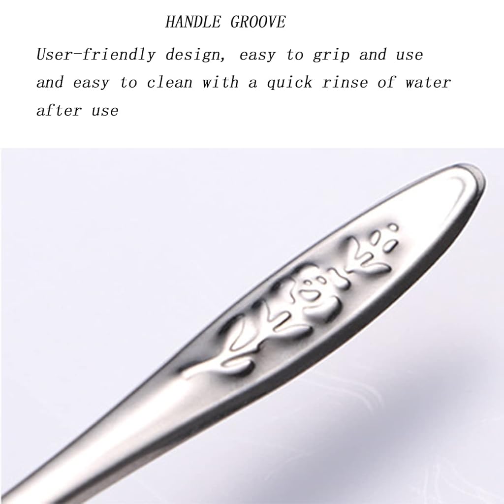 HASTHIP® 2 Stainless Steel Pet Feeding Spoons