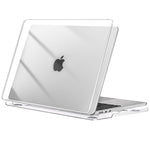 HASTHIP Laptop Case for MacBook Air 13.6 inch M4 M3 M2 featuring 2 piece snap on clear hard shell