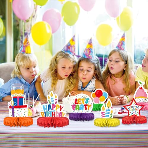 HASTHIP® 9Pcs Birthday Party Supplies for Table Setting Decor