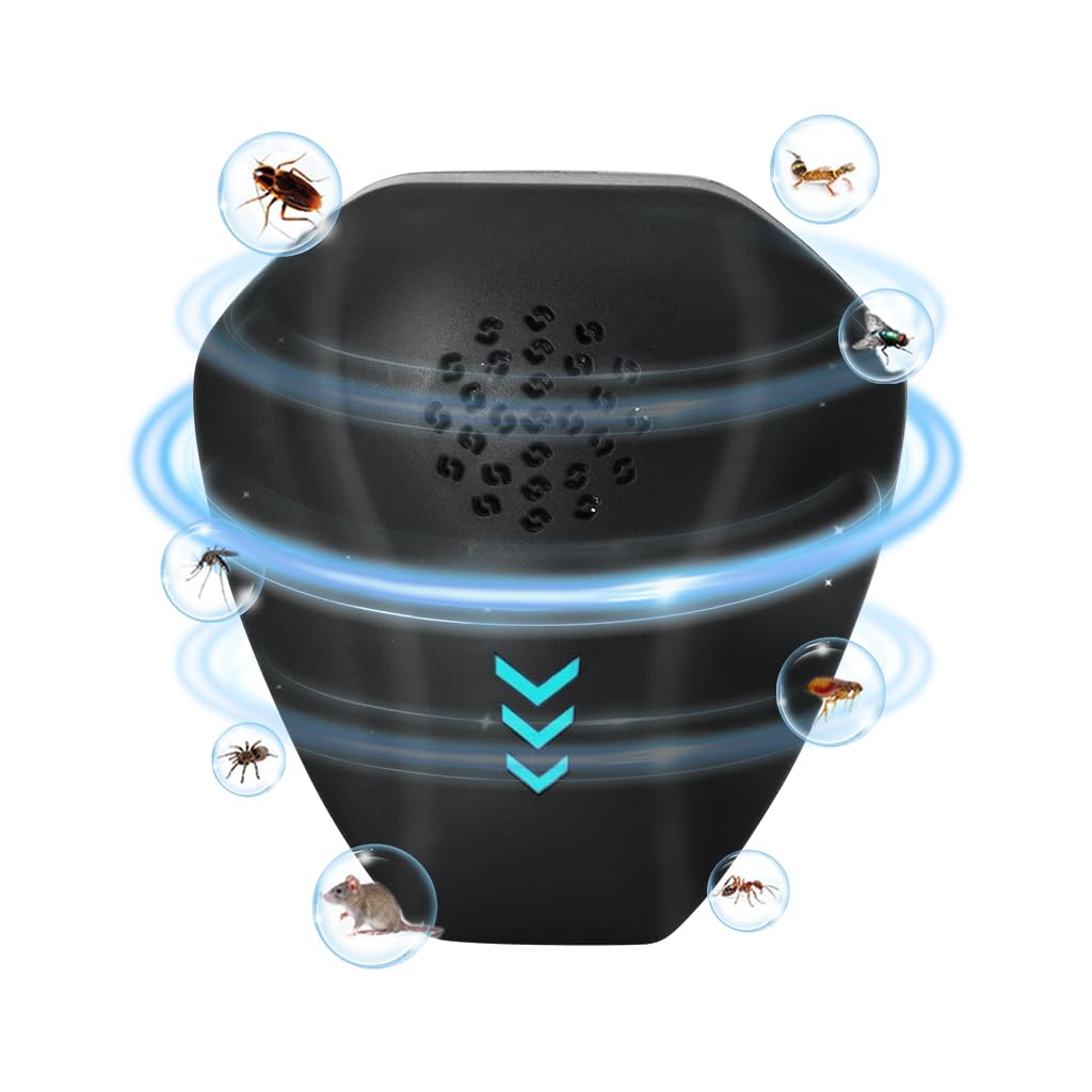 HASTHIP Ultrasonic Pest Repeller for Indoor Home Use with Smart Frequency Technology | Silent Plug-In Pest Control Device for Rodents, Mosquitoes and Cockroaches
