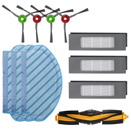 HASTHIP® Filter Brush Mop Cloth Set for Ecovacs Deebot Ozmo 920 950 T5 N5 N8 T5 Max, T5 Power Vacuum Deebot N8 Replacement Accessories for Deebot.