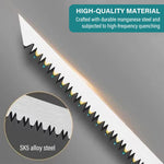 HASTHIP Hand Pruning Saws Replacement 5pcs for Gardening and Woodwork | 9in SK5 Alloy Steel Blades