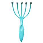HASTHIP® Masajeador de Cabeza Manual 5 Dedos con Bolas de Acero, Masajeadora Portátil Anti Estrés para Cuero Cabelludo, Promueve la Circulación y Mejora el Sueño