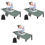 HASTHIP Airplane Footrest for Kids with Adjustable Straps 79×44cm Grey | Toddler Travel Bed