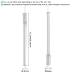 HASTHIP Candle Wick Holder for DIY Candle Making with Placing Tube Anchoring | 12Pcs Set