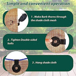 HASTHIP® Clip for Fixing Net Cover Universal Net Clips Plastic Clips for Fixing Net Sunshade Net Fixing Clip Bird Net Fixing Clips, Sunshade Tent Tarp Clips for Gardening and Agriculture - 30 Pcs