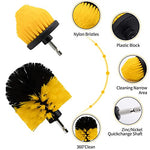 HASTHIP® 5Pcs Drill Brush Scrubber Set, Power Scrubber Brush Attachment, Multi-Function Cleaning Kit for Bathroom, Shower, Tile, Floor, Kitchen, Car Wheel, Upholstery (Drill Not Included)