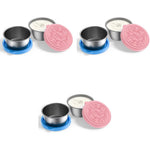 HASTHIP Salad Dressing Containers 6PCS 40ml Reusable Stainless Steel Cups for Lunch & Travel