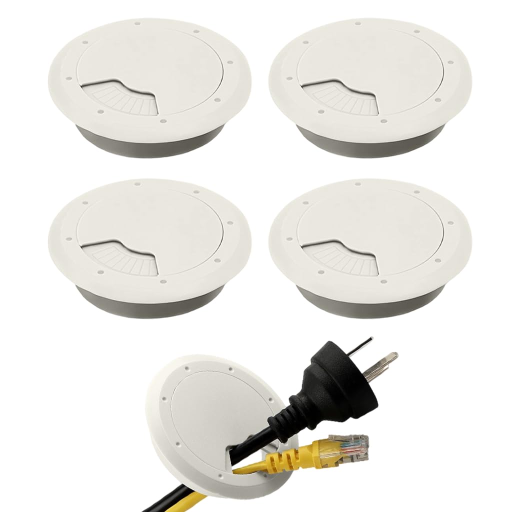 HASTHIP® 2.36in Desk Grommets 4-Pack
