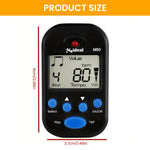 HASTHIP Digital Clip On Guitar Metronome with LCD Screen and 3.5mm Headphone Jack | Adjustable Tempo and Volume for Private Practice