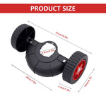 HASTHIP String Trimmer Wheel Attachment for Lawn Care with Adjustable Support Wheel | Plastic Weather Resistant Design