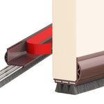 HASTHIP Door Draft Stopper 35 Inch for Interior and Exterior Doors with Brush Seal | Self Adhesive PVC Noise and Dust Blocker