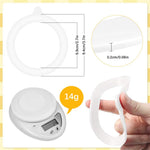HASTHIP Silicone Sealing Rings for Mason Jars featuring Airtight 2.76 in Gaskets | 16PCS Reusable Food Grade