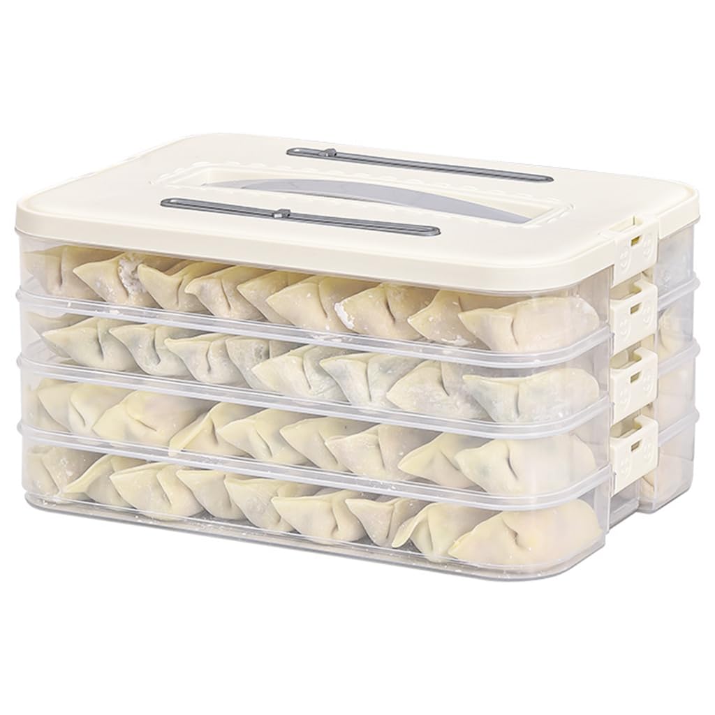 HASTHIP Multi - Layer Dumplings Box Food Storage Container with Lid ...