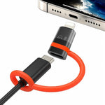 HASTHIP® Adaptador de teléfono móvil Lightning para Mic Mini, con Clip magnético, Compatible con iPhone 14/13/12/11, Conector para Smartphone, PC y Mac, Accesorios de Montaje Gris