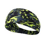 HASTHIP® Men Non Slip Sweatbands Lightweight Colorful Headbands（Green）