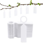 HASTHIP Plant Labels for Garden Organization with Open Loops 100 Count 2.4x11 cm PVC Tags