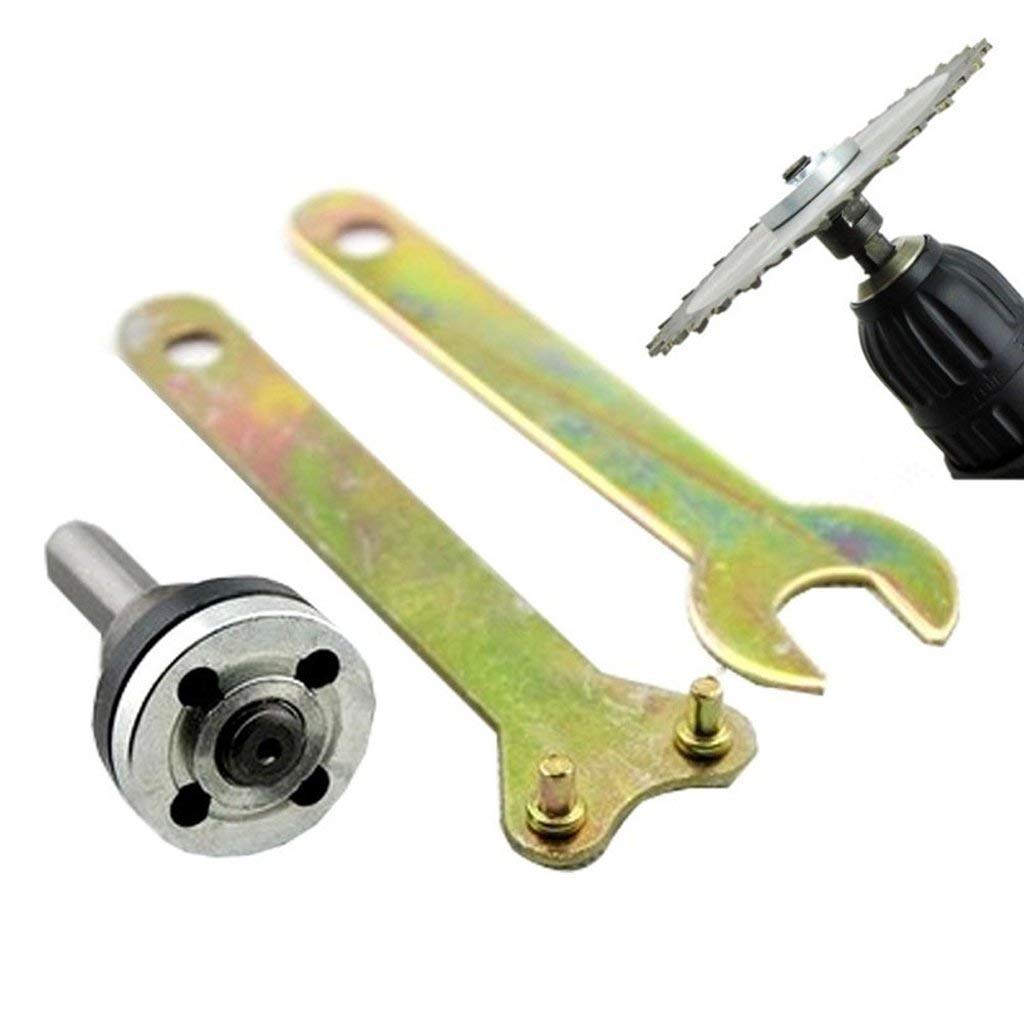 HASTHIP Electric Drill to Angle Grinder Converter with 8mm Rod for Metalwork & Jewelry | Triangle Shank Secure Fit