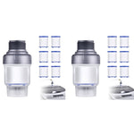 HASTHIP Washing Machine Inline Water Filter for Hard Water and Chlorine Removal | 2PCS