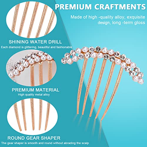 HASTHIP® 3 pinzas para el pelo con forma de perla