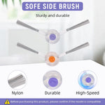 HASTHIP Side Brushes for Narwal Freo X Ultra and Freo X Plus featuring Anti Tangle Nylon Bristles | 4Pcs Easy Install Replacement Accessories
