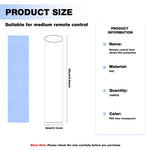 HASTHIP Heat Shrink PVC Pouches for Remote Controls featuring Transparent 8x25cm Design | Pack of 100 Dustproof Covers