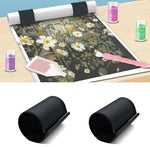 HASTHIP® Diamond Painting Canvas Roll Holder – Anti-Roll Canvas Ring Organizer for Art Kits for Adults Painting Art Accessories,Tool Enhanced Experience
