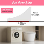HASTHIP Shower Threshold Water Dam Guard 59 in for Bathroom and Kitchen featuring Self Adhesive Silicone Barrier | Flexible TPE Strip Prevents Water Leaks