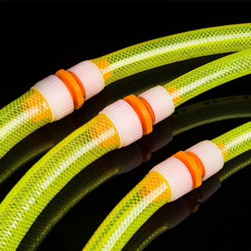 HASTHIP® 1/2 Inch Garden Hose Connector Quick Water Pipe Joint ABS Plastic Universal Release for Gardening Fitting 2PCS
