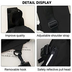 HASTHIP® Crossbody Bag for Men Women with 3Pcs Badges