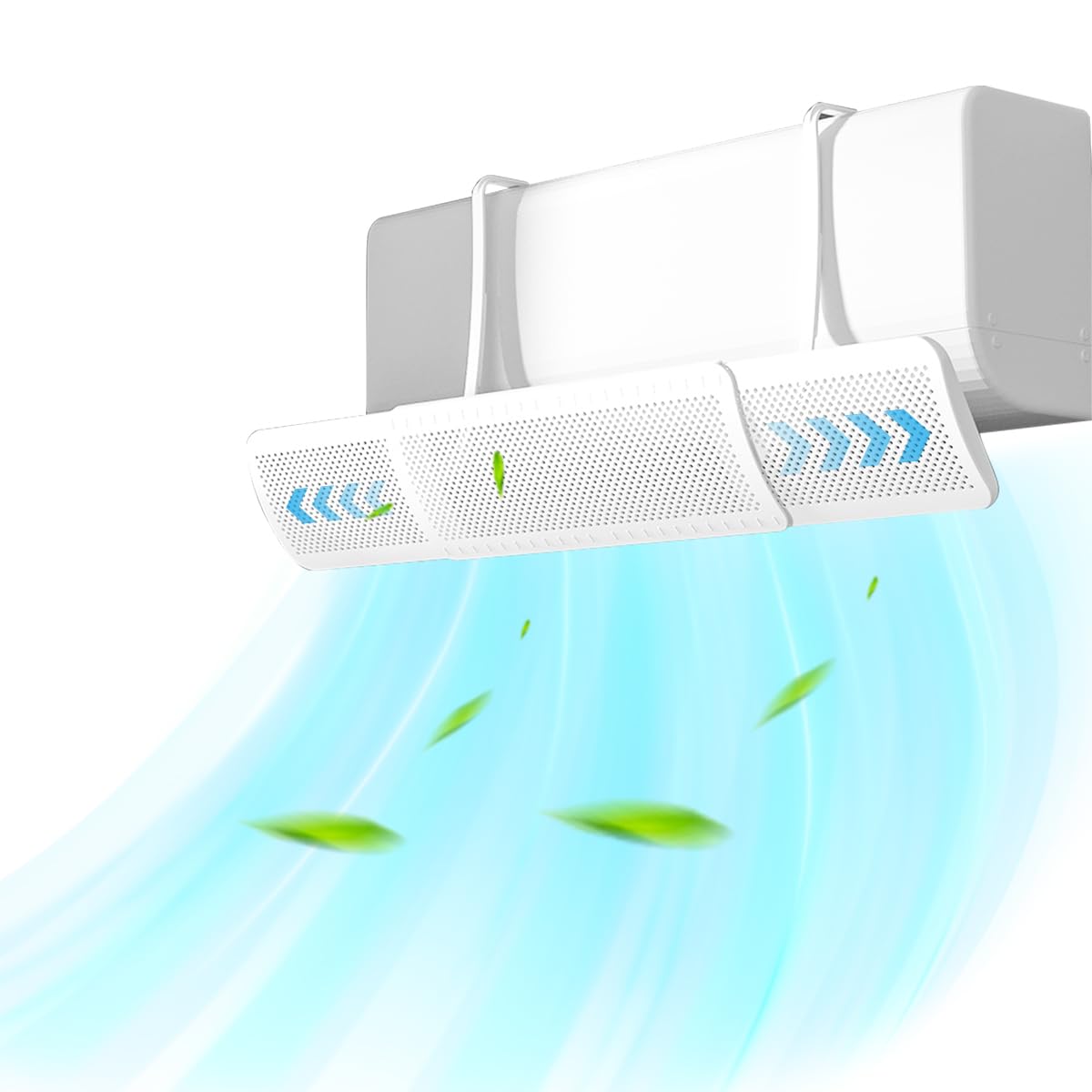 HASTHIP Air Conditioner Deflector for Room and Office featuring Retractable 22–32 in Design | Adjustable Angle Plastic Deflector