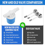 HASTHIP® 1/2 Inch Automatic Water Level Control Float Valve Side Inner Used for Tanks Solar Systems Aquariums Auto Pots Toilets 2 PCS