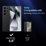HASTHIP® Samsung Galaxy S25 Ultra Screen Protector Privacy [Auto Alignment/Dust Removal],Bubble-Free,[100% Fingerprint Unlock] Easy Installation Full Coverage