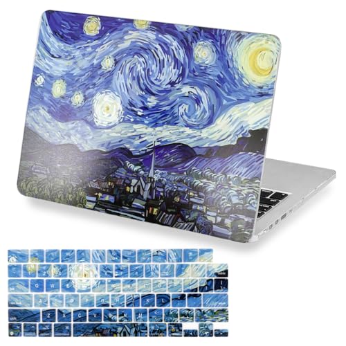 HASTHIP® EooCoo Case for MacBook Air 13.6 Inch 2025 M4 A3240, Fits 2024 M3 A3113 & 2023 M2 A2681 with Liquid Retina Display, Touch ID, Crystal Clear Hard Shell Cover