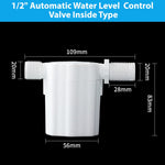 1/2 Inch Imported Floating Automatic Water Level Control for High-Water Tanks & Pools - Easy-to-Use, Wide Usage & Simple Installation, Nylon